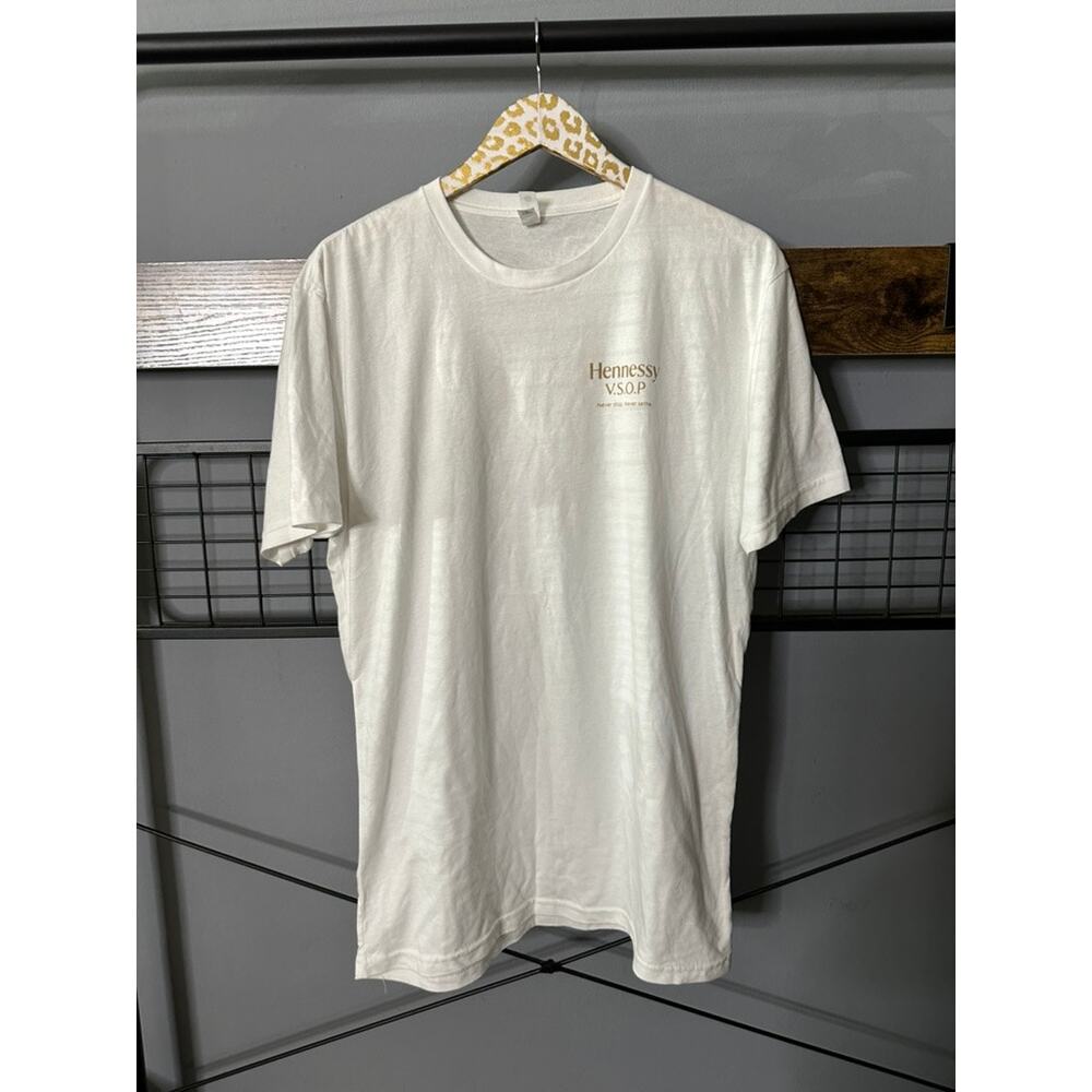 Hennessy Unisex Ivory Logo Tee | Size Large